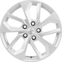 Диск Khomen Wheels KHW1703 7x17 5x108 ET 43 Dia 65,1 (F Silver)