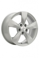 Диск Khomen Wheels KHW1504 6x15 5x100 ET 38 Dia 57,1 (F Silver)