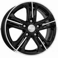 Диск КиК Trinity 6x15 5x114,3 ET 50 Dia 67,1 (Алмаз Чёрный)