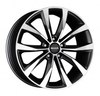 Диск MAK WOLF 7,5x17 5x114,3 ET 48 Dia 76 (Black Mirror)