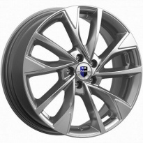 Диск КиК Роквуд 7x17 5x108 ET 45 Dia 63,35 (Дарк Платинум)