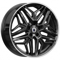 Диск КиК Колумб 7x19 5x108 ET 45 Dia 67,1 (Алмаз Чёрный)