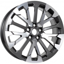 Диск КиК КР003 7,5x19 5x114,3 ET 45 Dia 64,1 (Diamond Gloss Graphite)