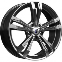 Диск КиК Karrera Light 7x18 5x108 ET 45 Dia 67,1 (Дарк Платинум брайт)