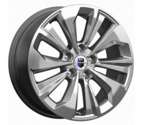 Диск КиК Авиор 7x17 5x114,3 ET 45 Dia 66,1 (Дарк Платинум)