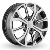 Диск КиК КС945 (ZV 15_Vesta) 6x15 4x100 ET 50 Dia 60,1 (Алмаз Чёрный)