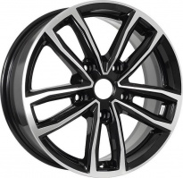 Диск КиК Каланг 6,5x17 5x114,3 ET 38 Dia 67,1 (Алмаз Чёрный)
