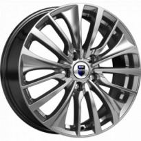 Диск КиК Flanker 6,5x17 5x108 ET 45 Dia 67,1 (Дарк Платинум брайт)