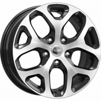Диск КиК КС869 6,5x16 5x114,3 ET 45 Dia 60,1 (Алмаз Чёрный)