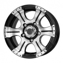 Диск КиК Байконур 7x15 5x139,7 ET 20 Dia 108,5 (Алмаз Чёрный)