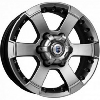Диск КиК М56 7x16 6x139,7 ET 38 Dia 108,1 (Дарк Платинум)