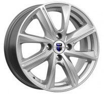 Диск КиК Арнар 6x15 4x100 ET 45 Dia 67,1 (Сильвер)