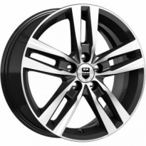 Диск КиК Rassvet (КС868) 6,5x16 5x114,3 ET 45 Dia 66,1 (Алмаз Чёрный)