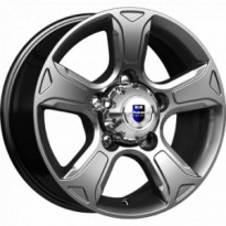 Диск КиК Атлант 7x16 5x139,7 ET 35 Dia 108,5 (Дарк Платинум)