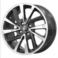 Диск КиК КС899 6x15 4x98 ET 35 Dia 58,5 (Алмаз Чёрный)