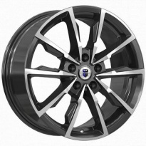 Диск КиК Меренге (КС902) 7,5x17 5x108 ET 45 Dia 67,1 (Алмаз Чёрный)
